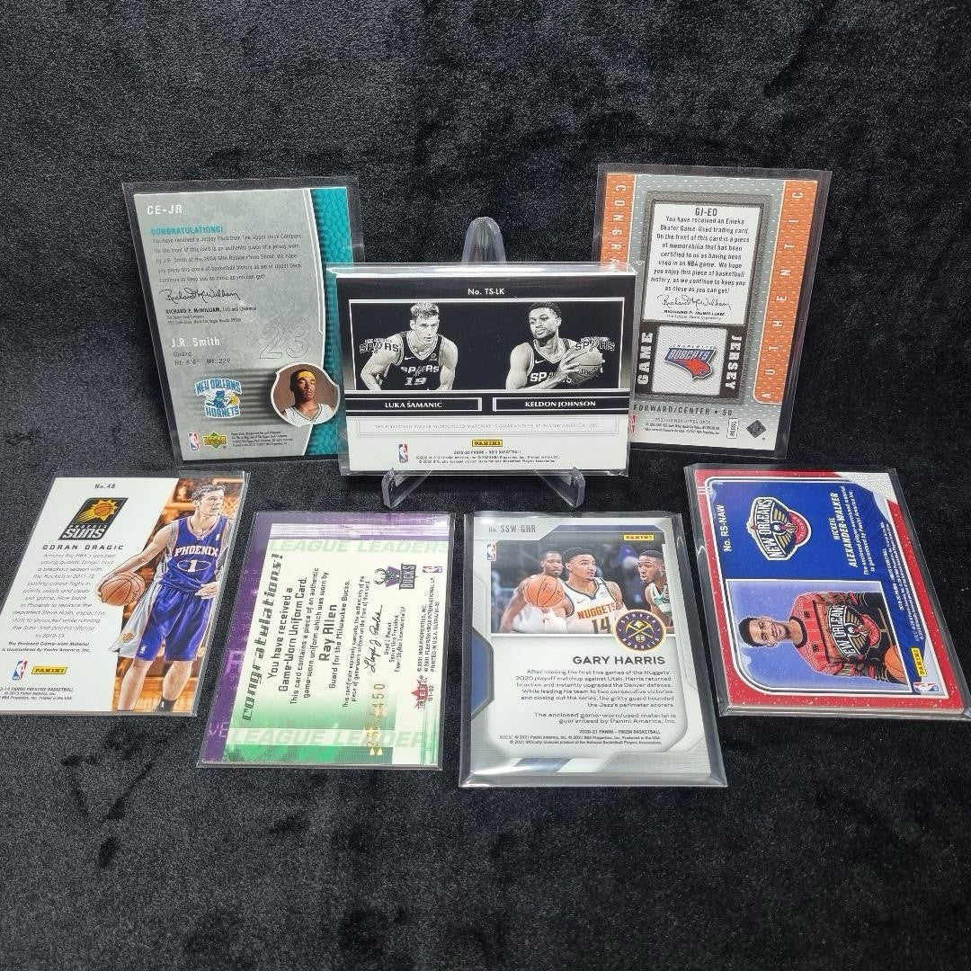 NBA Player Patch Insert Bundle Card Lot X 7 2001-20211