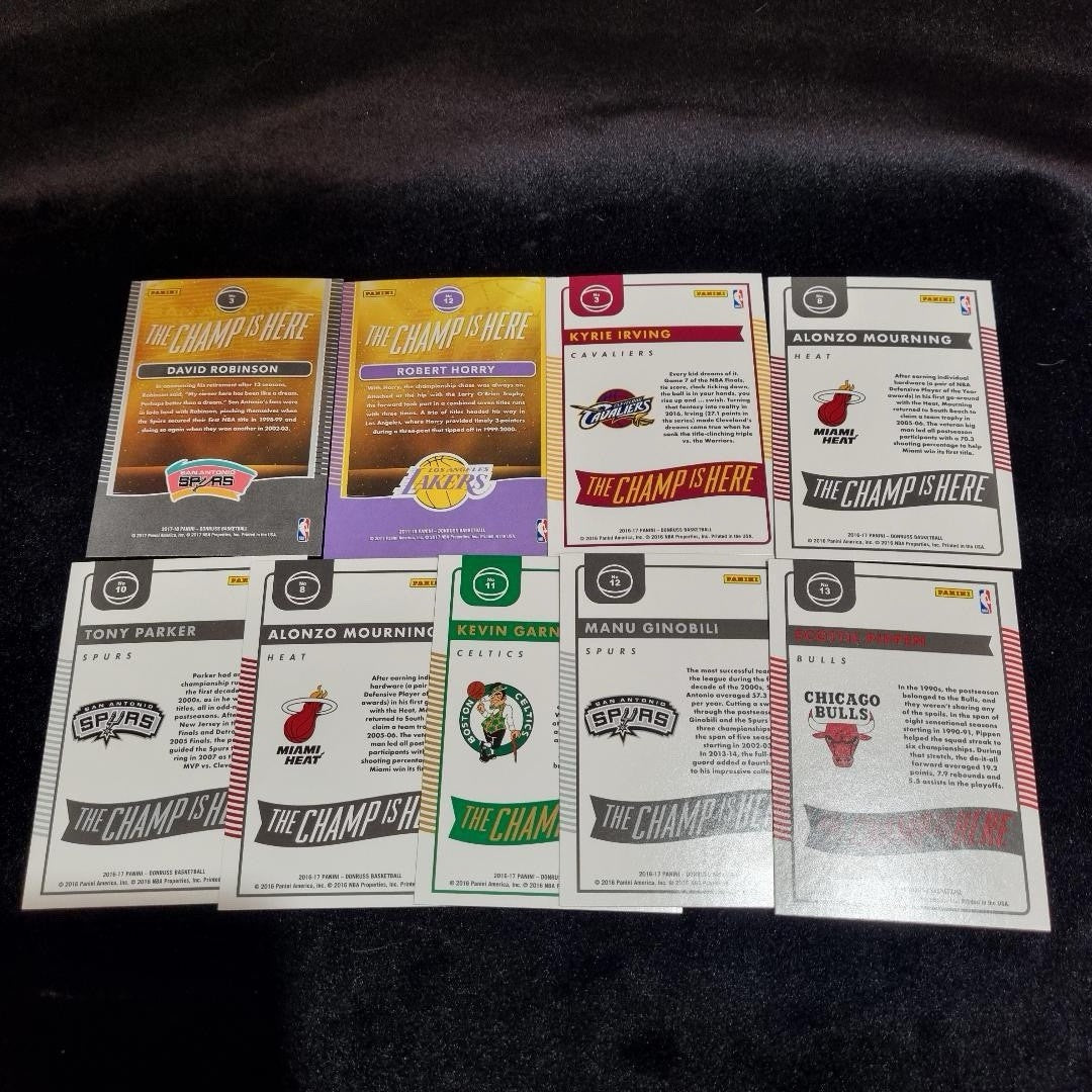 2016-2018 NBA Donruss The Champ Is Here Trophy Card Bundle X 91