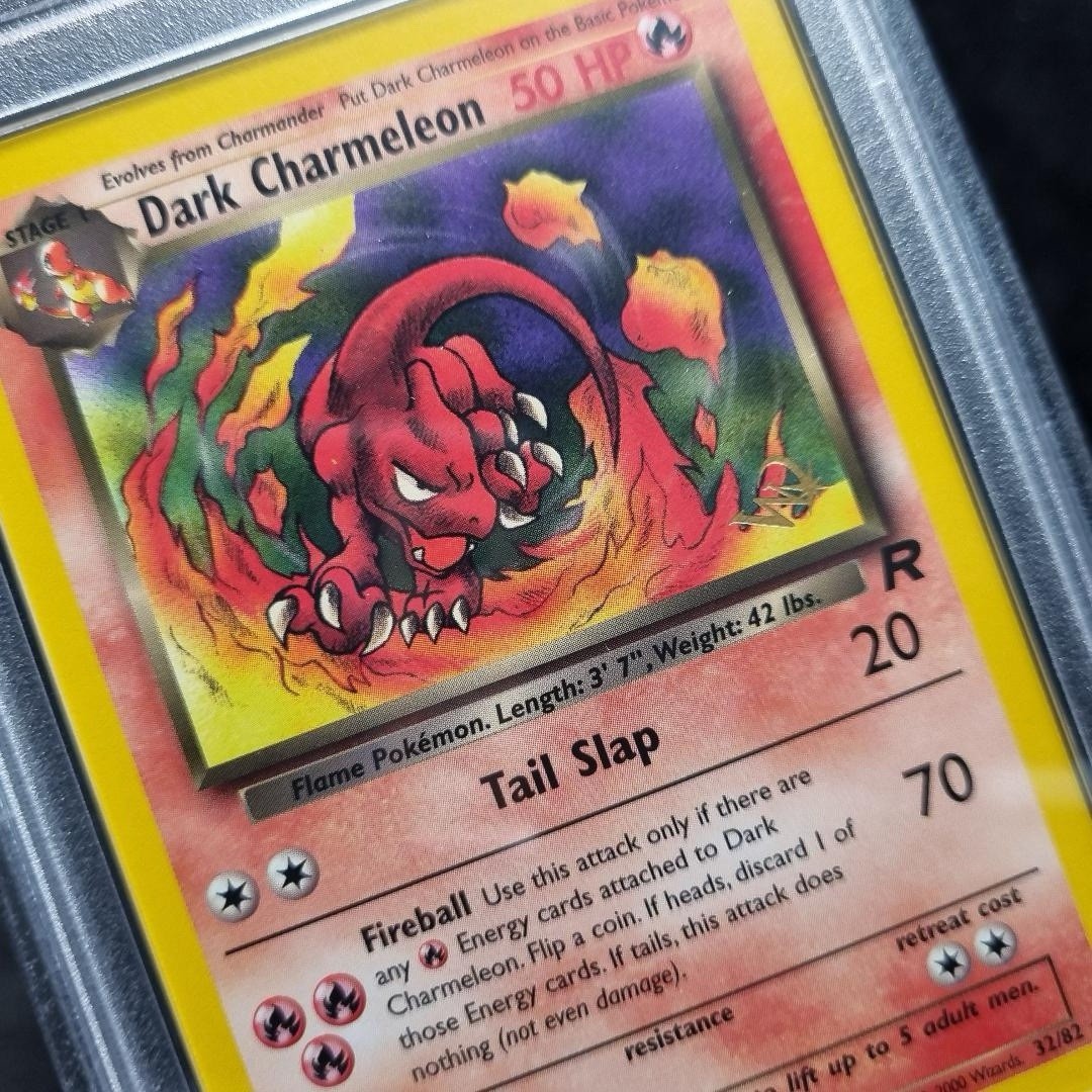 Pokemon TCG Dark Charmeleon PSA 9 Gold Stamp Promo 32/82 2000 English2