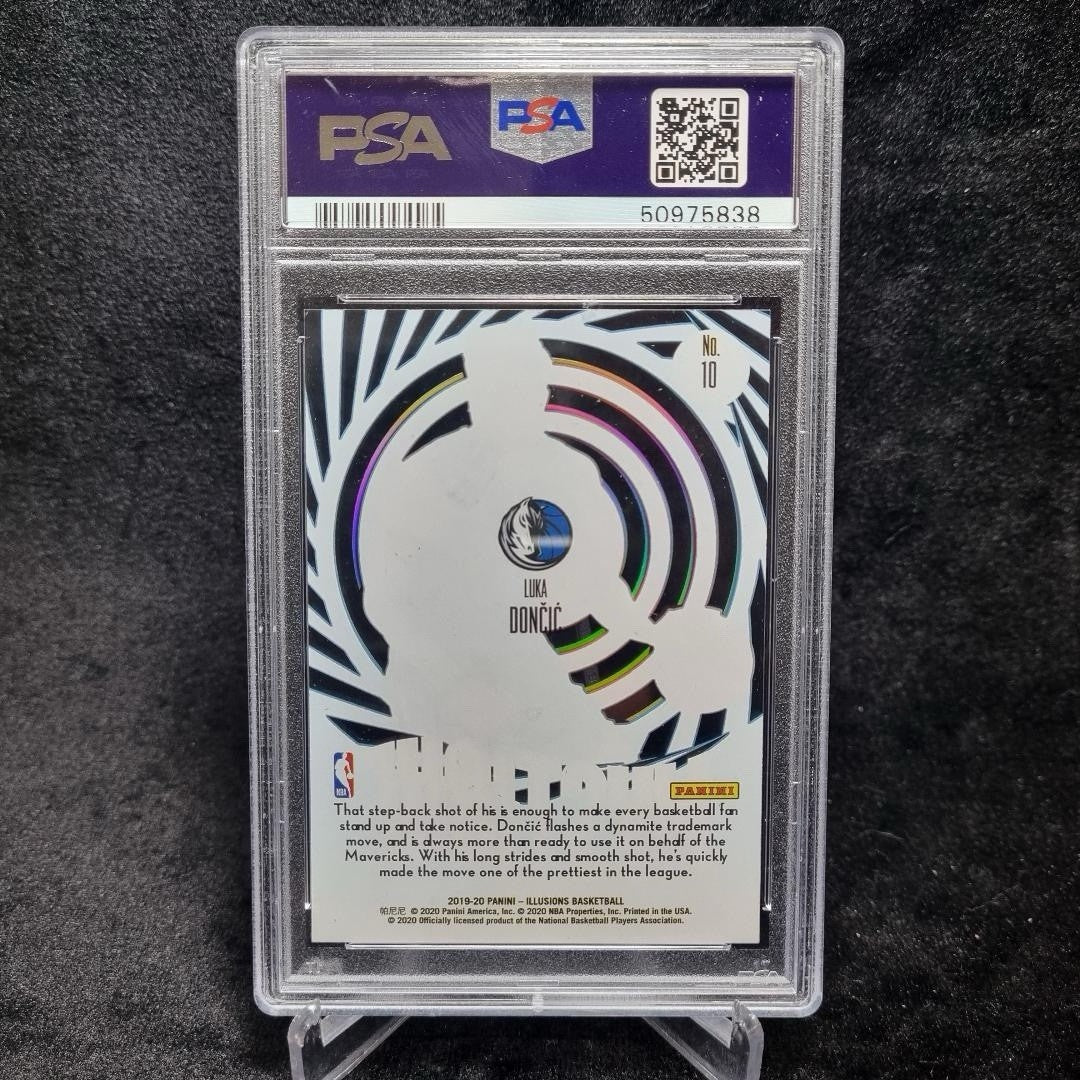 2019 NBA Luka Doncic Mystique Orange, Green & Blue PSA X 3 Bundle Panini7