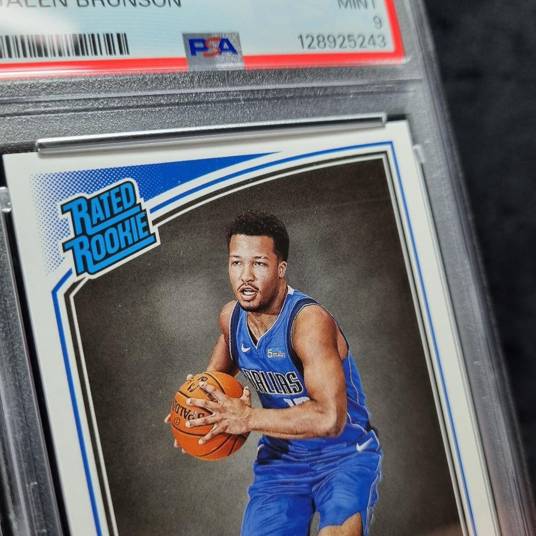 2018 PANINI DONRUSS JALEN BRUNSON ROOKIE RC #179 PSA 9 MINT2