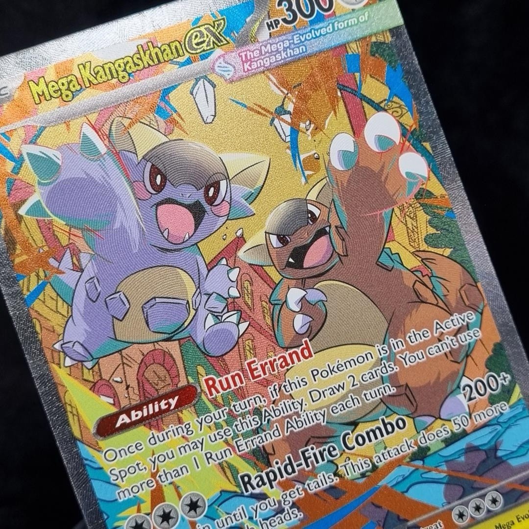 Pokémon Mega Kangaskhan ex 182/132 ME01 Mega Evolution Holofoil TCG English2