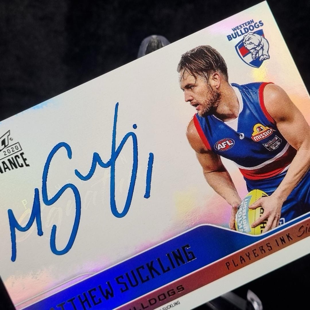 AFL Select Dominance 2020 MATTHEW SUCKLING /175 Signature Western Bulldogs FC2