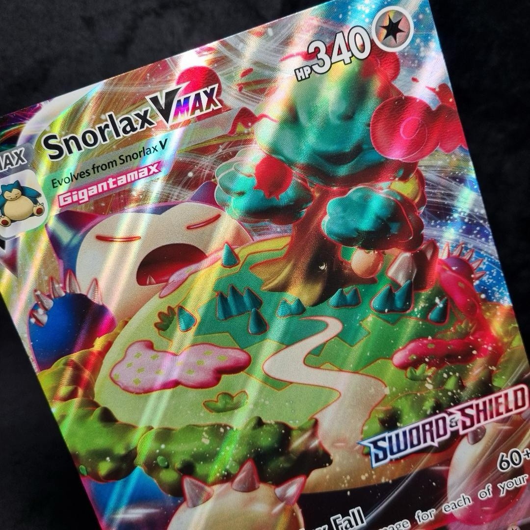 Pokémon Snorlax VMAX JUMBO PROMO CARD 142/202 Sword & Shield English TCG2