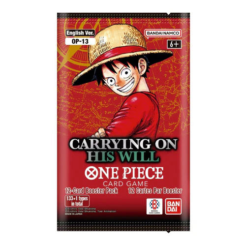 One Piece TCG OP-13 Carrying on his Will BOOSTER BOX Factory Sealed English