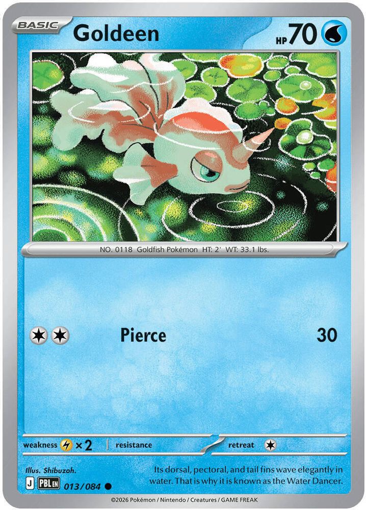 Goldeen 013/084 C Reverse Holo