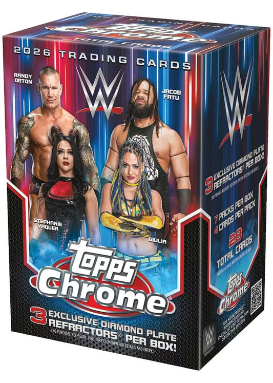 WWE 2026 Topps Chrome Blaster Box