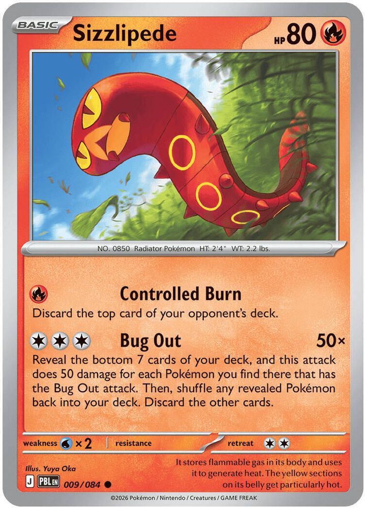 Sizzlipede 009/084 C