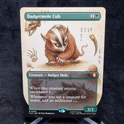 Magic The Gathering: Badgermole Cub (Borderless) - Avatar: The Last Airbender0