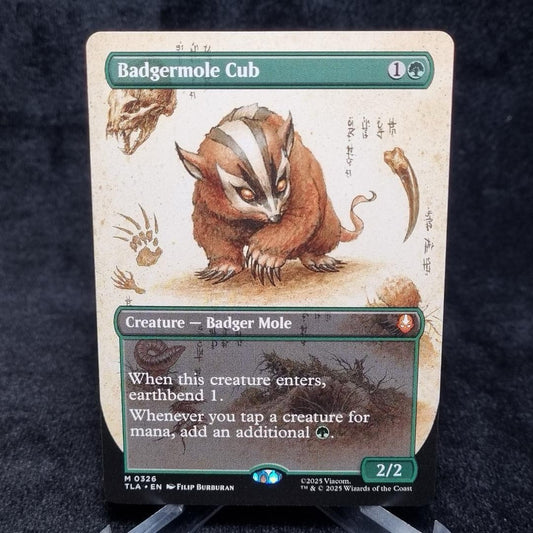 Magic The Gathering: Badgermole Cub (Borderless) - Avatar: The Last Airbender0