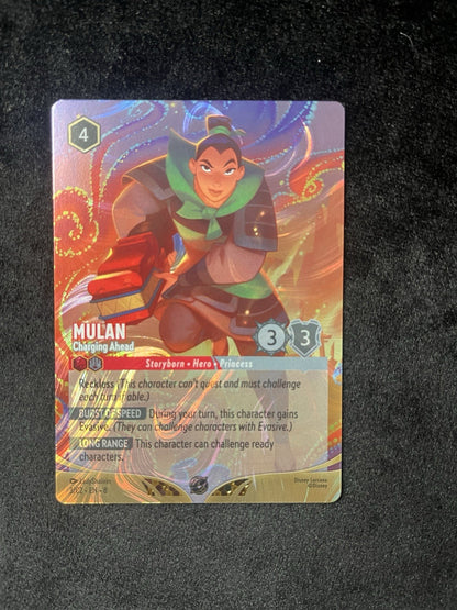 Mulan - Charging Ahead Disney Lorcana DLC Foil Promo 3/C2 EN-80