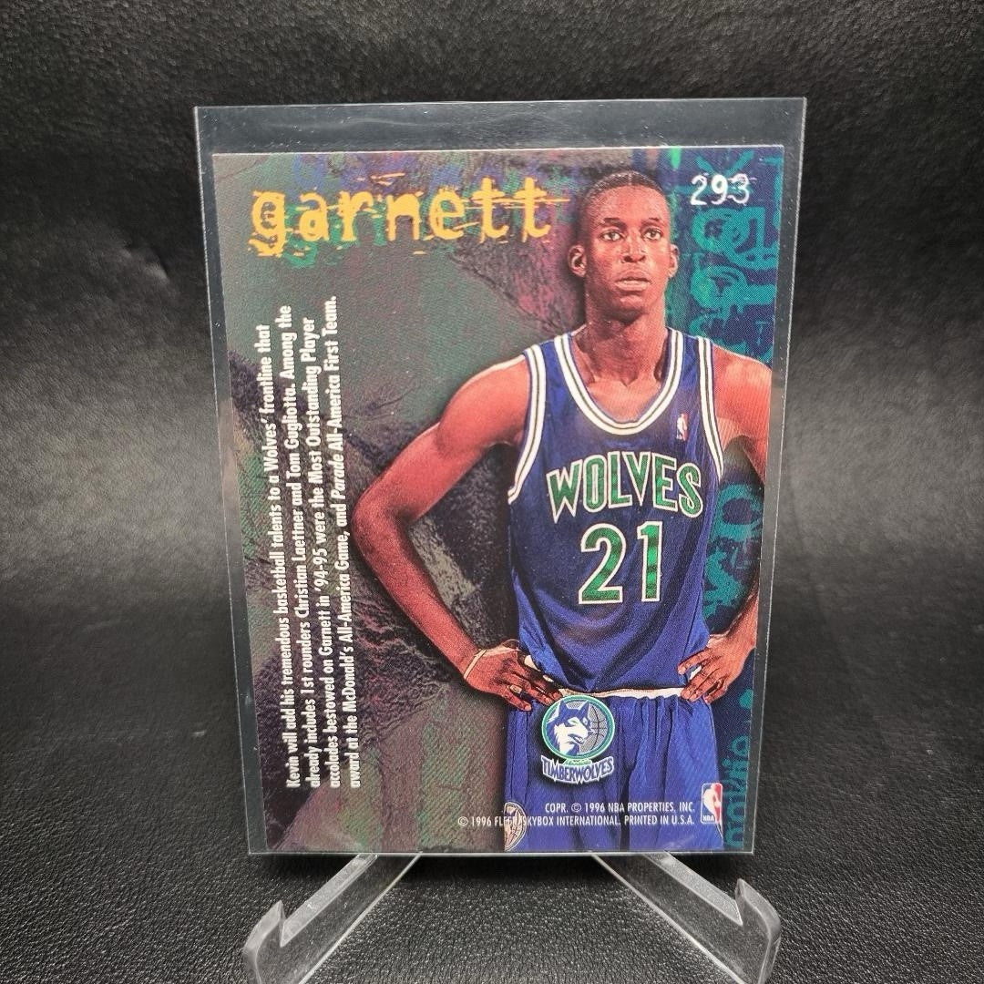 NBA Kevin Garnett Rookie And Game-Used Memorabilia Card Bundle X 2 1996-20063