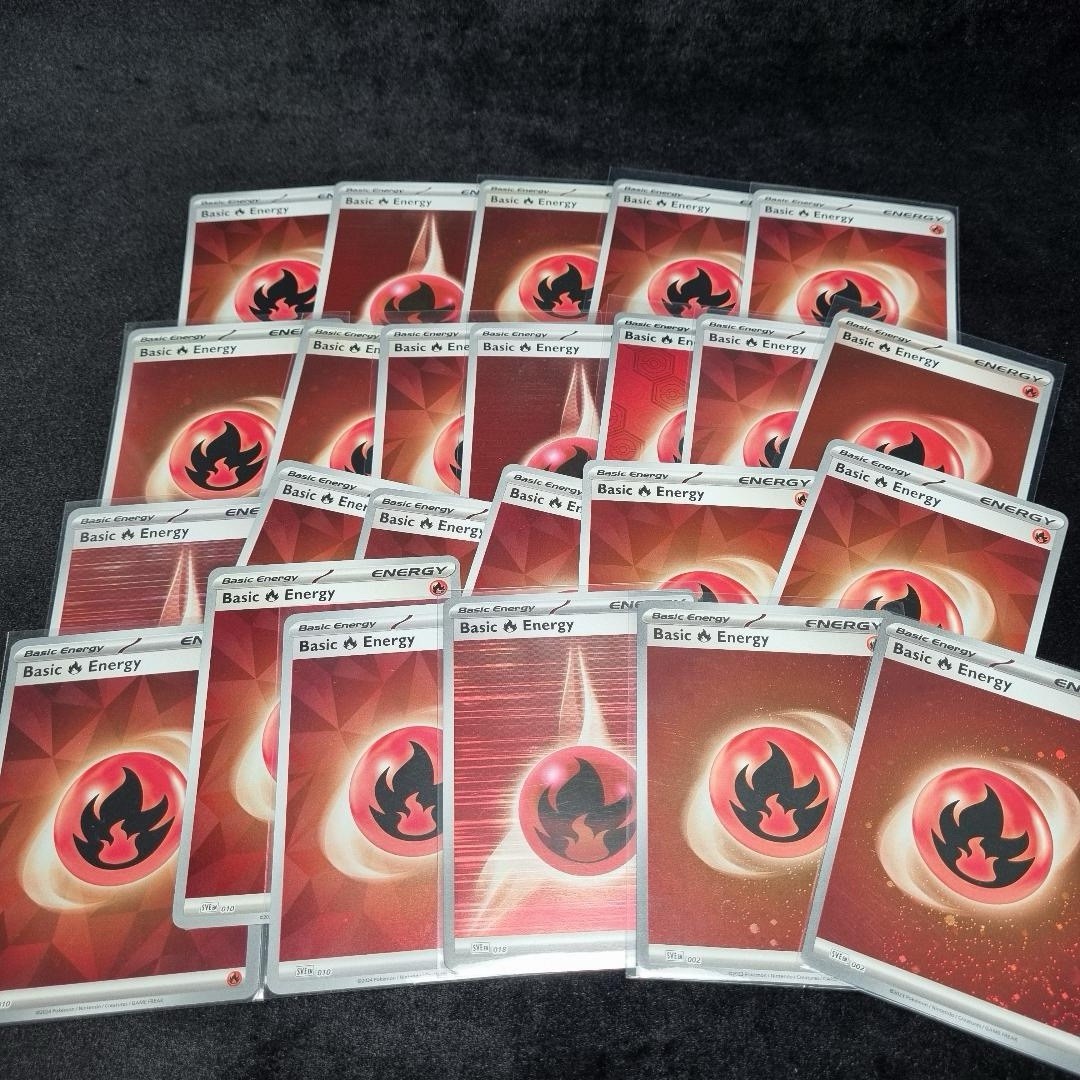 Pokémon Holo Basic Energy Bulk Card Lot X 143 All Types TCG From Multiple Sets6