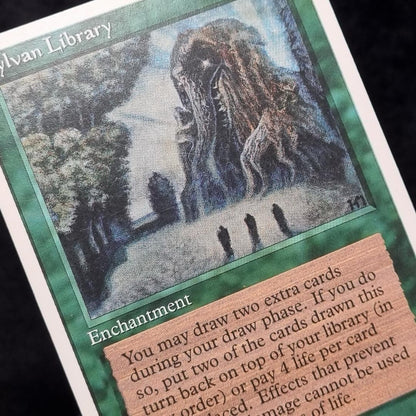 Magic The Gathering: Sylvan Library 4th Edition 1995 WOTC MTG English TCG2