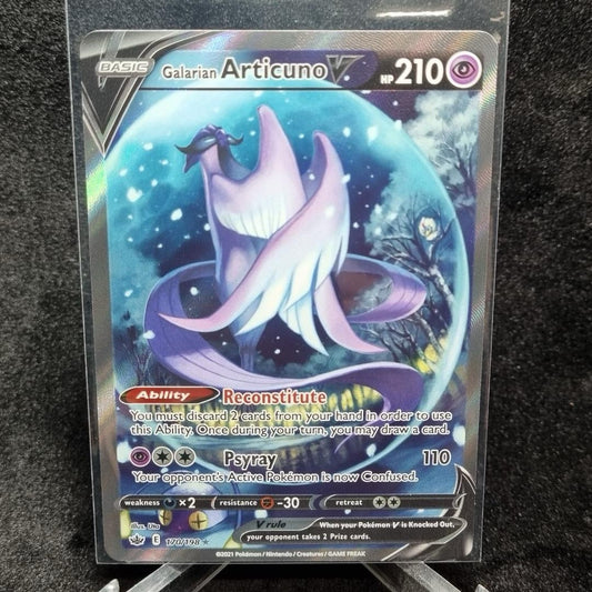 Pokemon TCG Galarian Articuno V Chilling Reign Alternate Full 170/198 0