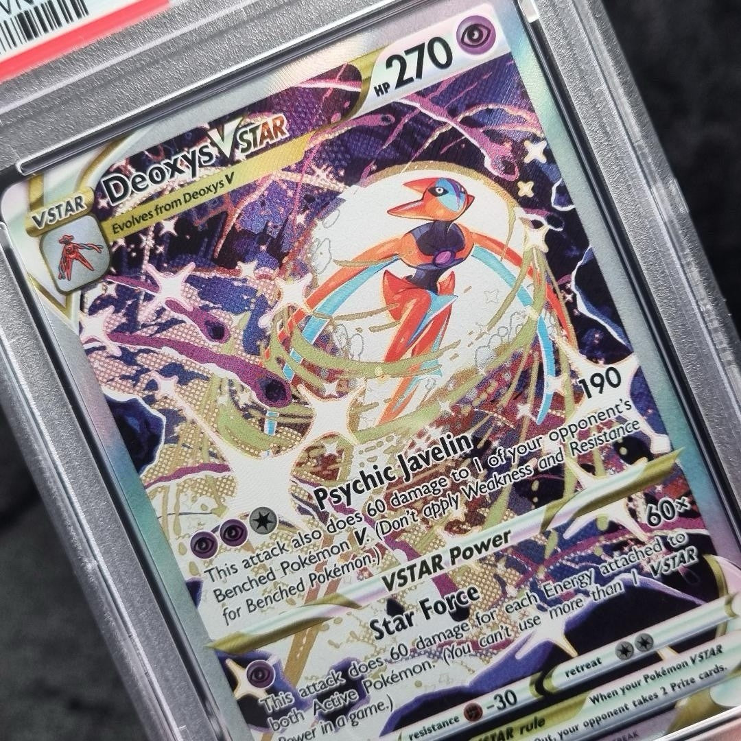 2023 Pokemon SWSH Crown Zenith Deoxys VSTAR Galarian Gallery #GG46/GG70 PSA 102