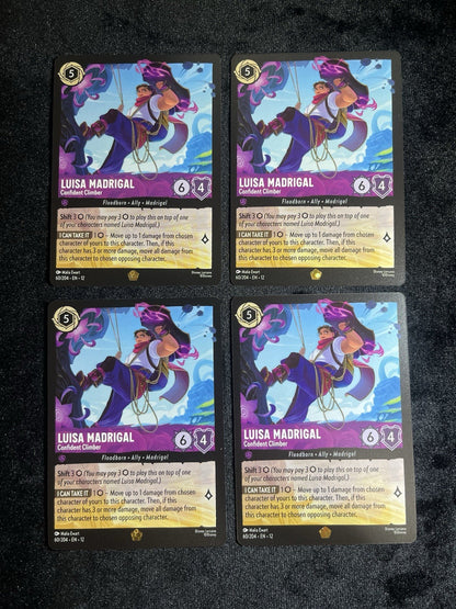 Lorcana Wilds Unknown 60/204 Luisa Madrigal Confident Climber Legendary x40