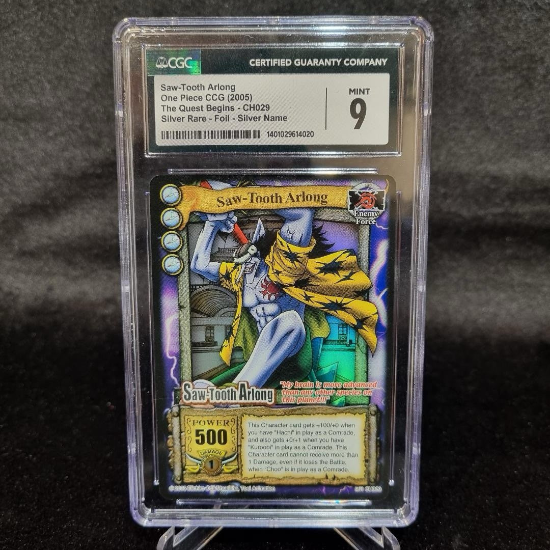 One Piece CCG 2005 The Quest Begins Silver Rare- Foil- Silver Name0