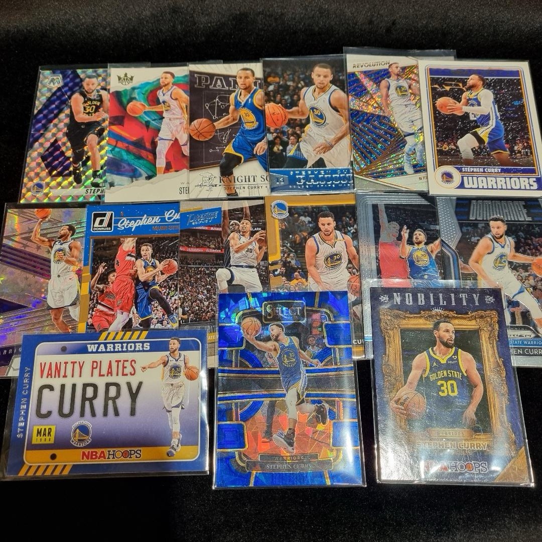 NBA Stephen Curry Card Bundle X 15 Insert/ Parallel 2013-2025 Golden State #300