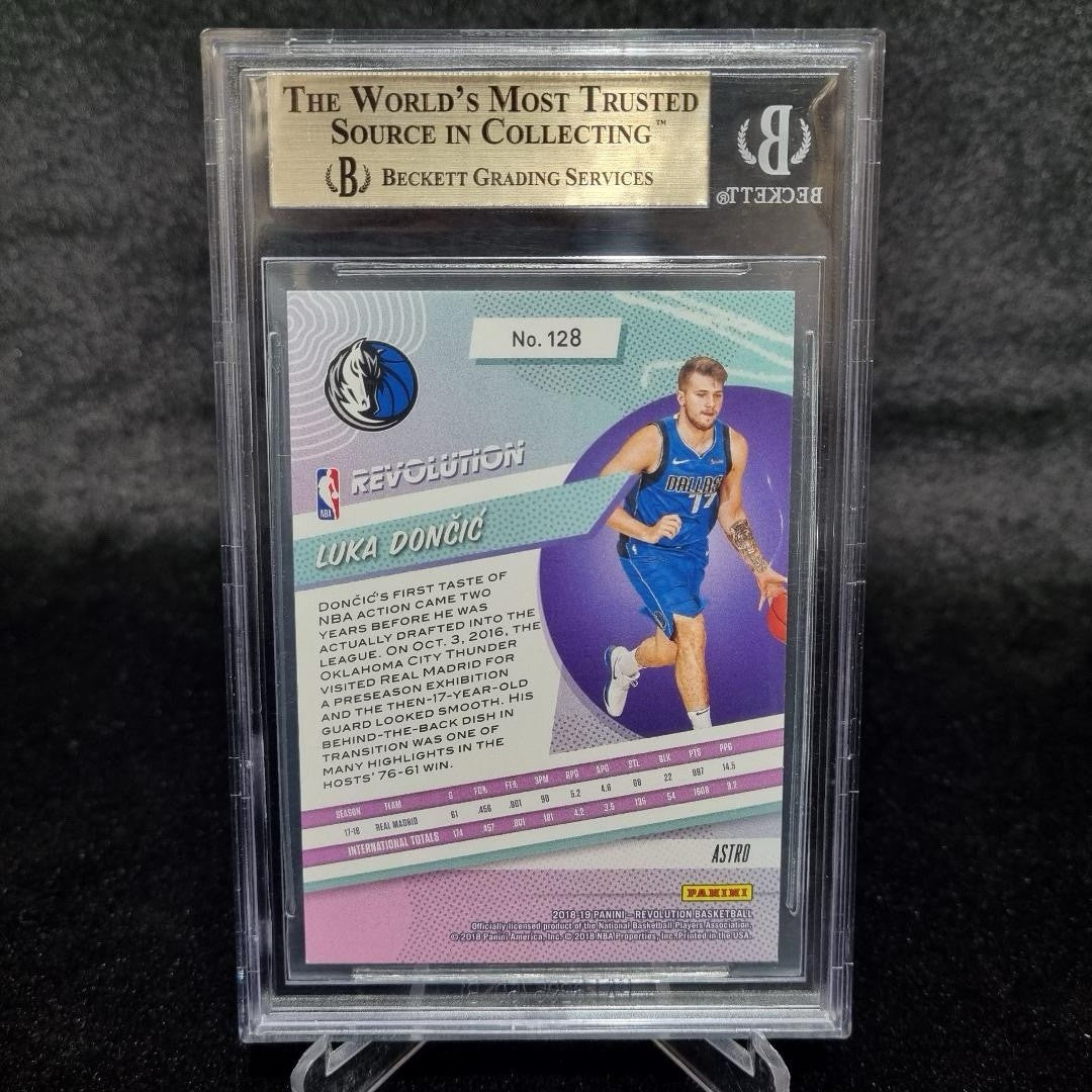 2018-19 Luka Doncic Rookie RC BGS 9.5 Gem Mint Panini Revolution Astro #1281