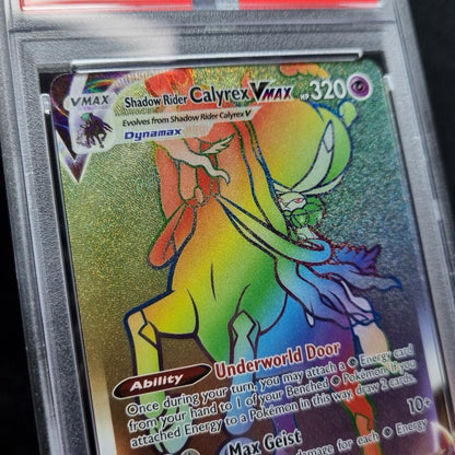 Pokemon 2021 Shadow Rider Calyrex VMAX 204/198 SR Chilling Reign GEM MT PSA 102