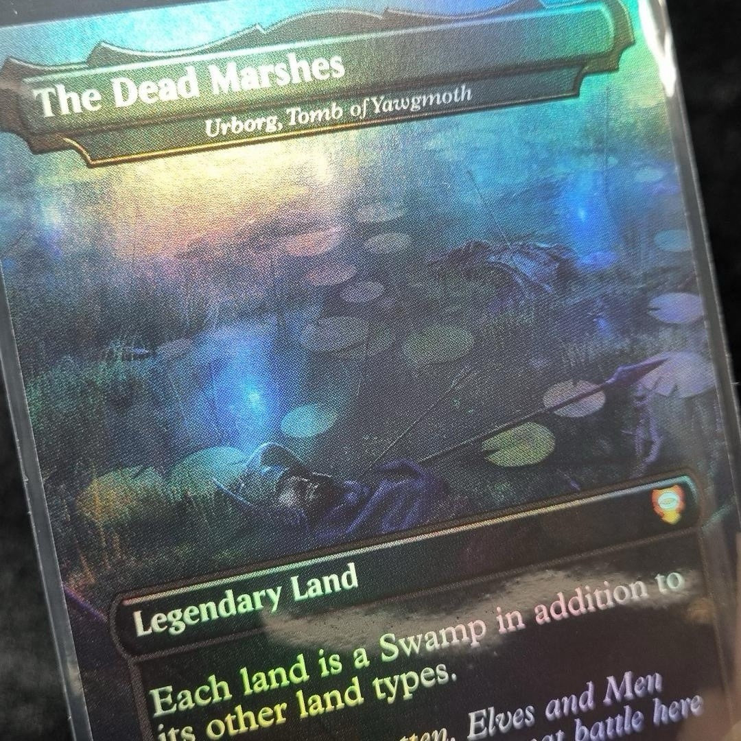 MTG FOIL Urborg, Tomb of Yawgmoth (The Dead Marshes) - The Lord of the Rings2