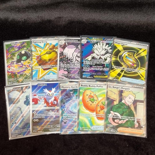Pokémon Mega Evolutions Art Rare Bundle English 2025 X 100