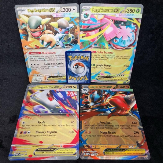 Pokémon Mega Evolutions JUMBO PROMO Card Lot X 4 MEP English TCG 20250