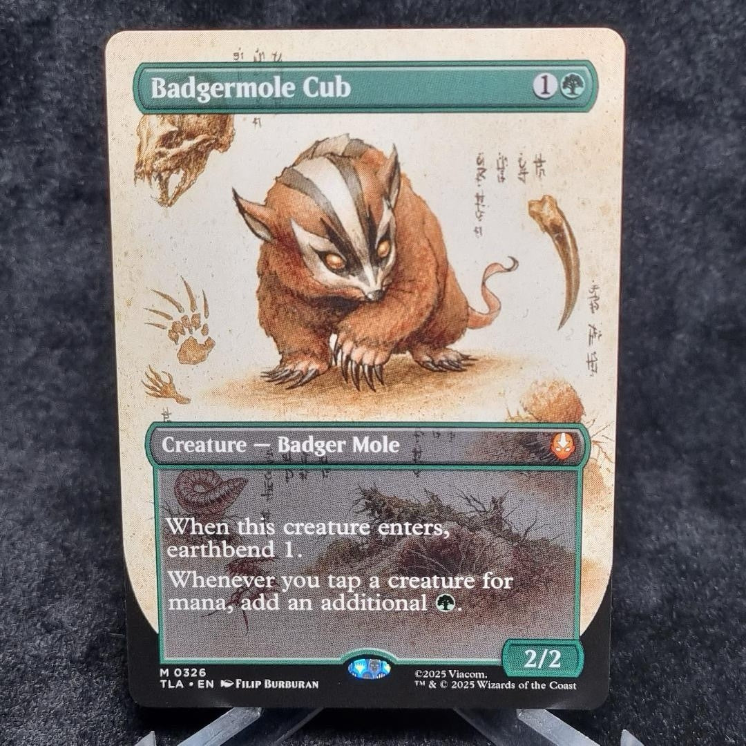 MTG Badgermole Cub (Borderless) - Avatar: The Last Airbender Near Mint0