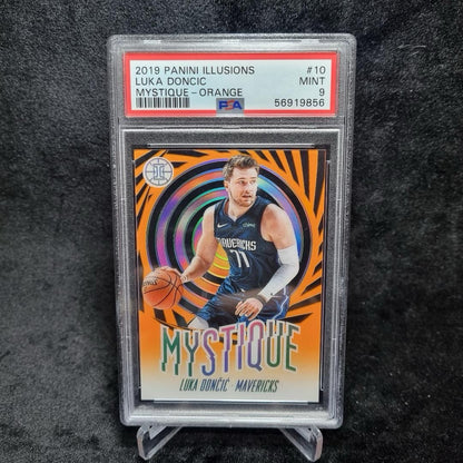 2019 NBA Luka Doncic Mystique Orange, Green & Blue PSA X 3 Bundle Panini2