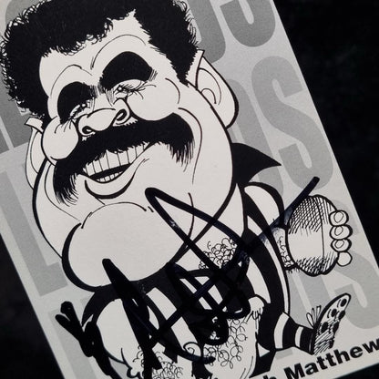 AFL Leigh Matthews Signed 2004 AFL WEG'S Footy Legends Hawthorn Hawks2