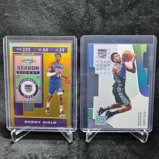 2018/19 NBA Buddy Hield Bundle Gold Contenders /10 & Case Hit SSP Status Panini0