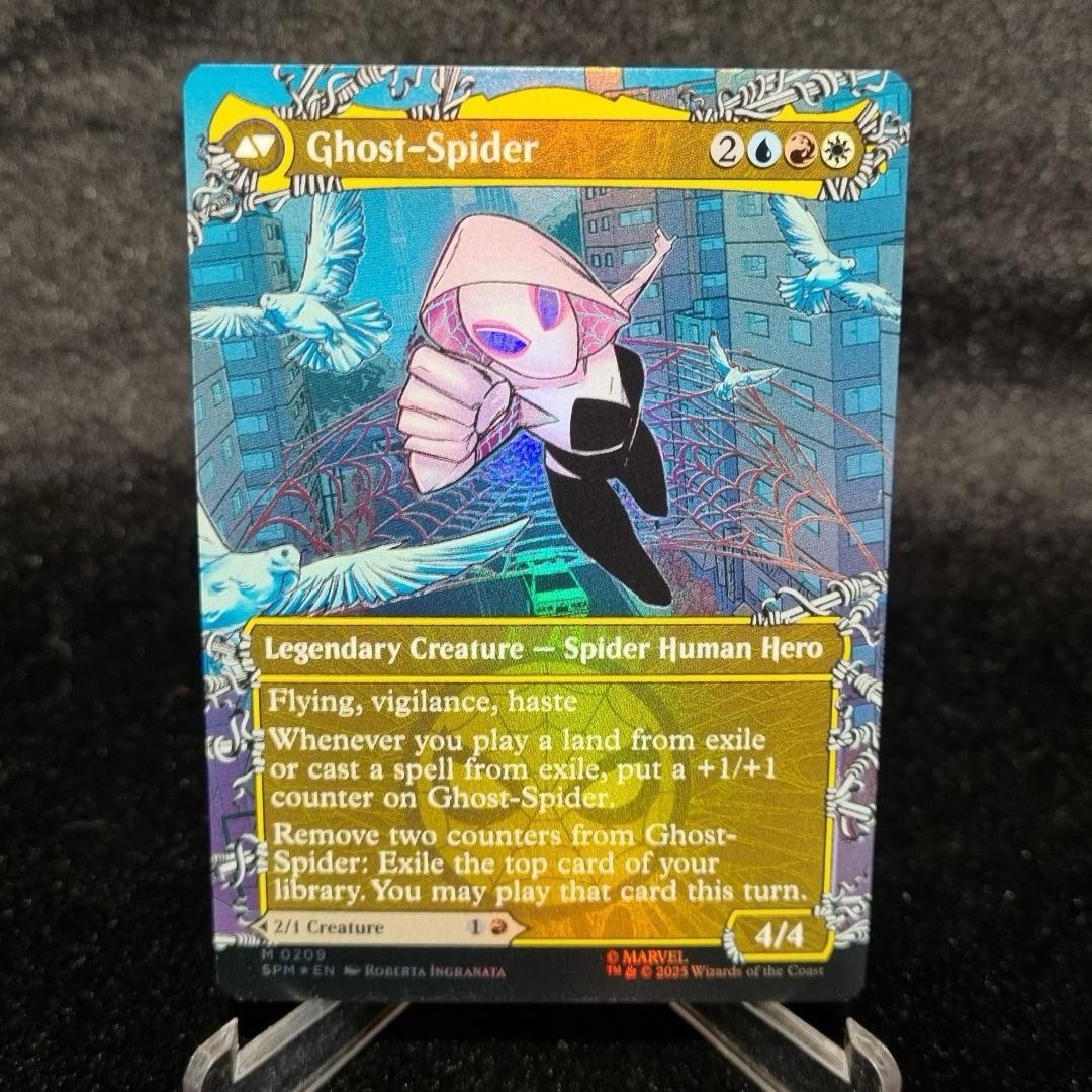 Gwen Stacy (0209) (Borderless) (SPM-209) - Marvel's Spider-Man Foil MTG WOTC1