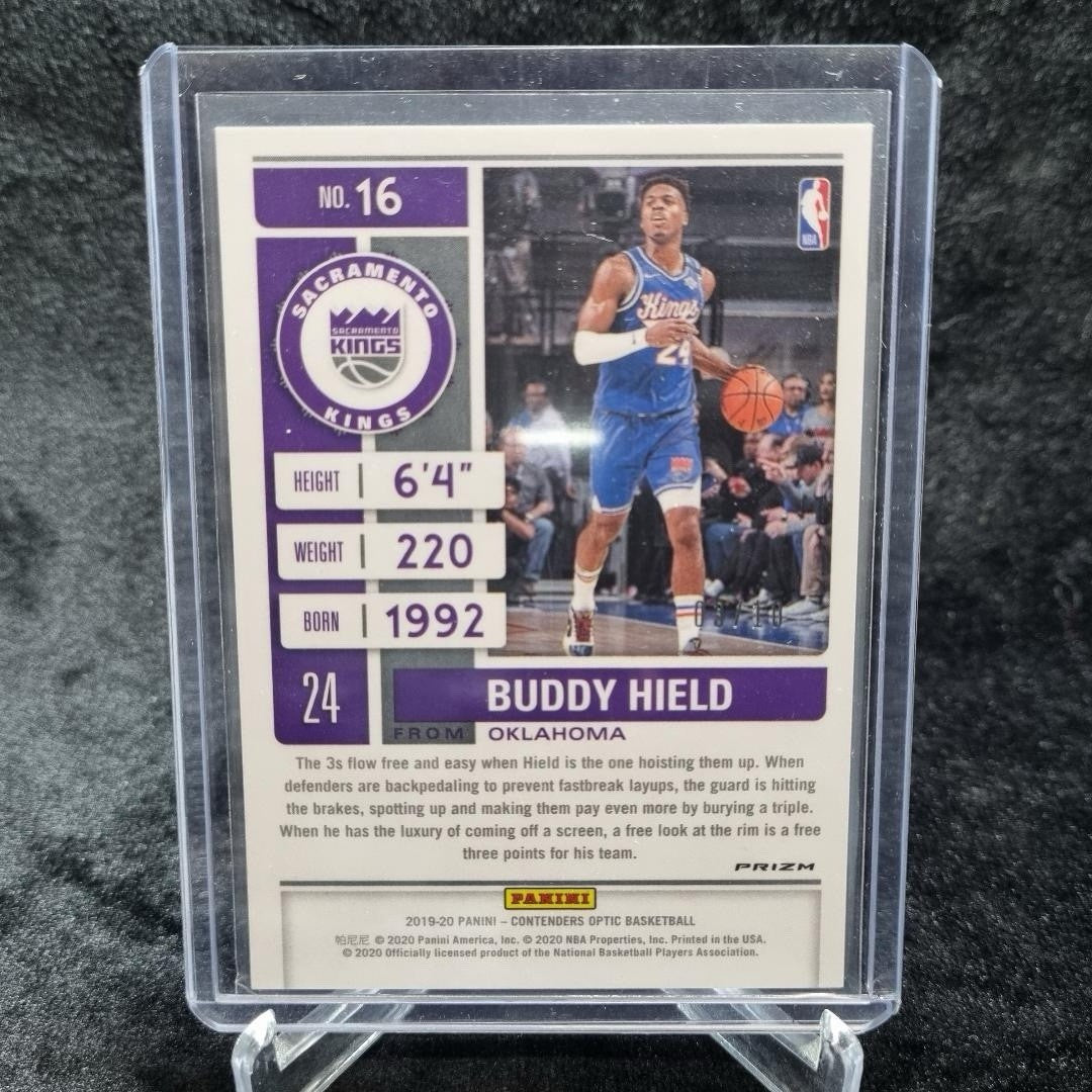 2018/19 NBA Buddy Hield Bundle Gold Contenders /10 & Case Hit SSP Status Panini3