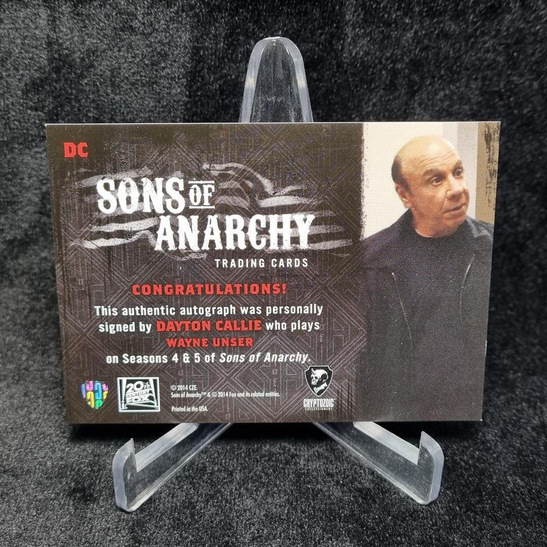 Sons of Anarchy Seasons 4&5 Dayton Callie as Wayne Unser  Autograph 20141
