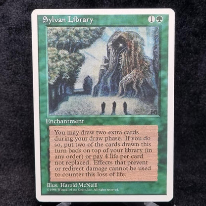 Magic The Gathering: Sylvan Library 4th Edition 1995 WOTC MTG English TCG0