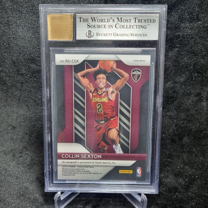 2018 Panini Prizm Signatures Silver Collin Sexton BGS9/10 Rookie Auto RC1
