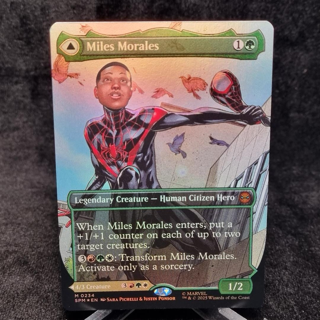 Magic The Gathering: Miles Morales / Ultimate Spiderman - BORDERLESS FOIL 20251