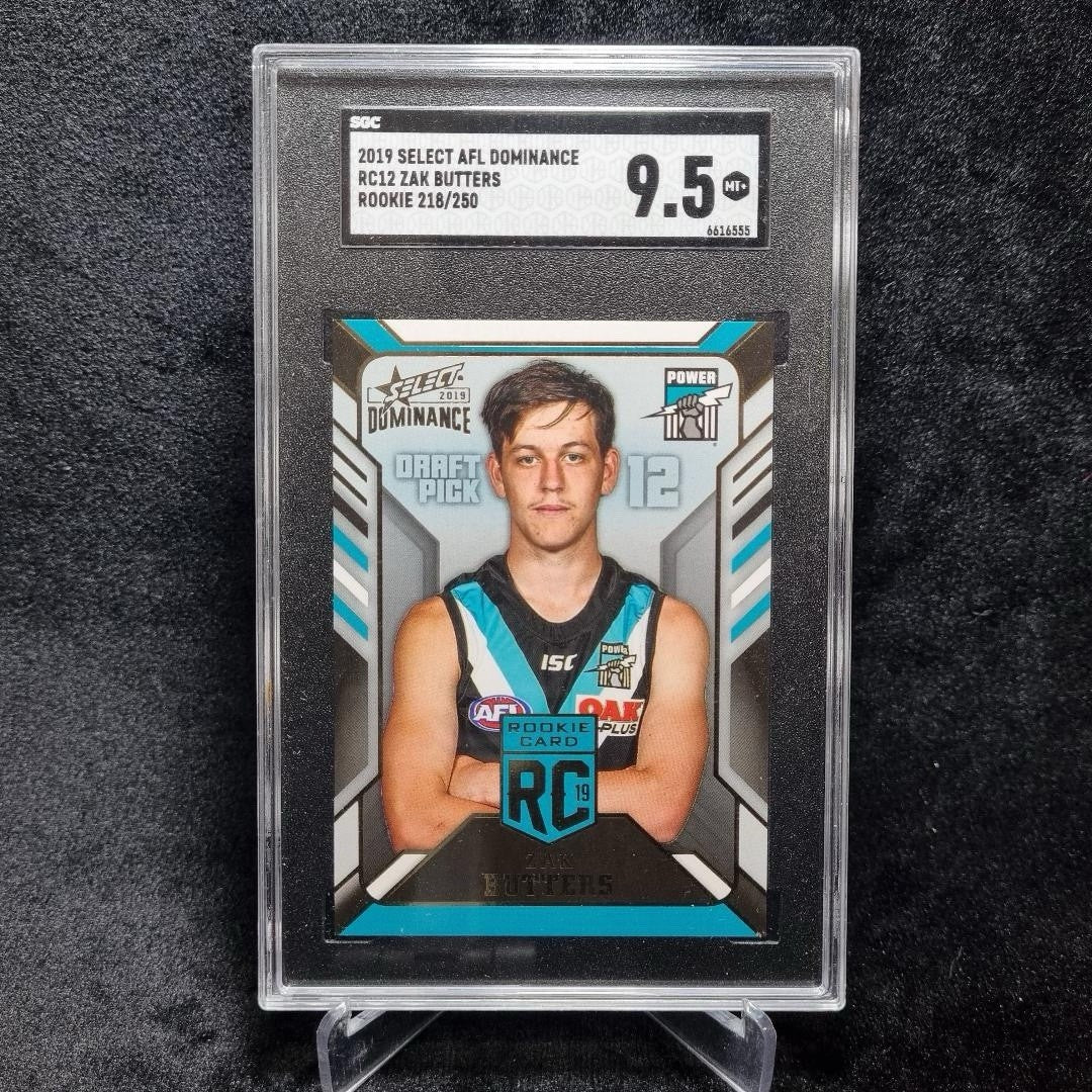 AFL Zak Butters RC /250 2019 SGC 9.5 Select Port Adelaide0