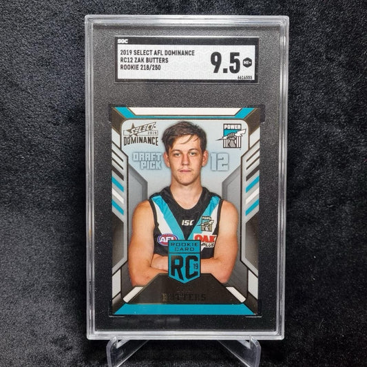 AFL Zak Butters RC /250 2019 SGC 9.5 Select Port Adelaide0