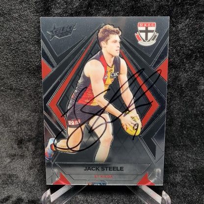 AFL Jack Steele Hand Signed Autograph Card Select 2024 St Kilda0