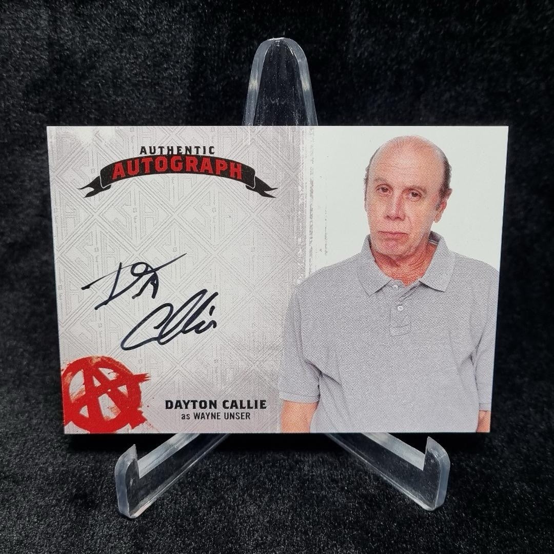 Sons of Anarchy Seasons 4&5 Dayton Callie as Wayne Unser  Autograph 20140