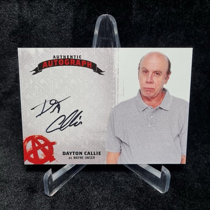 Sons of Anarchy Seasons 4&5 Dayton Callie as Wayne Unser  Autograph 20140