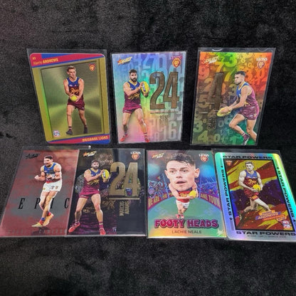 AFL Brisbane Lions Inserts/ Numbered Card Lot X 26 Aussie Rules Premiers 7
