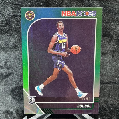 2019-20 NBA Bol Bol Rookie 10/99 Jersey Match #233 Panini Hoops Green0