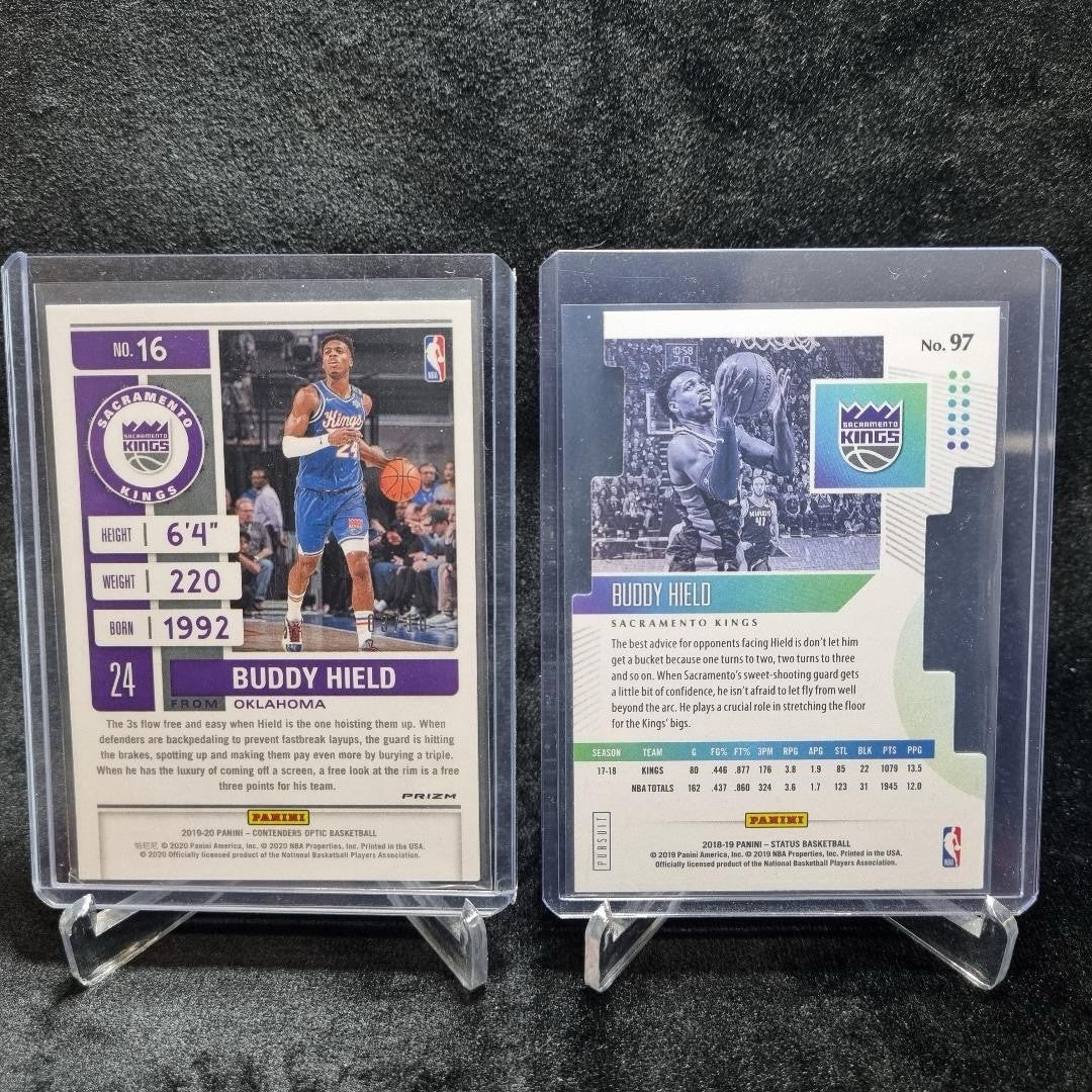 2018/19 NBA Buddy Hield Bundle Gold Contenders /10 & Case Hit SSP Status Panini1