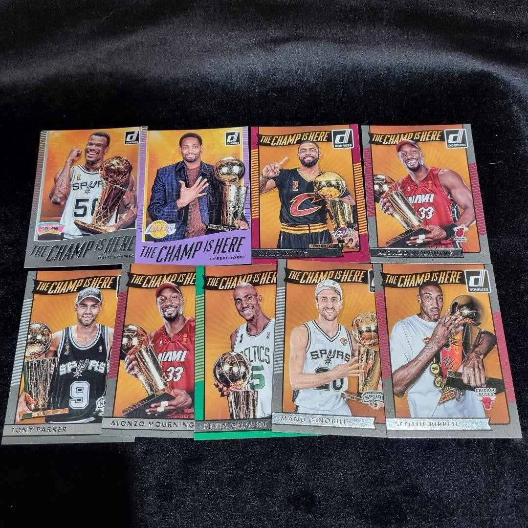 2016-2018 NBA Donruss The Champ Is Here Trophy Card Bundle X 90