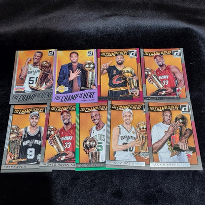 2016-2018 NBA Donruss The Champ Is Here Trophy Card Bundle X 90