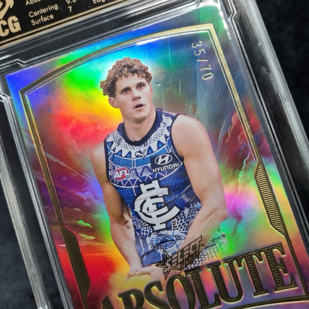 AFL Charlie Curnow /70 2024 Absolute ICG 8 Carlton Blues2