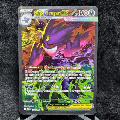 2026 Pokémon Mega Gengar EX 284/217 SIR Full Art Ascended Heroes English0